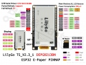 LilyGO TTGO T5 V2.3.1 ESP32 + 2.13inch DEPG0213BN E-paper display